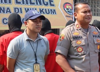 Polres Cilegon Amankan Dua Pelaku Curanmor dan Dua Penadahnya