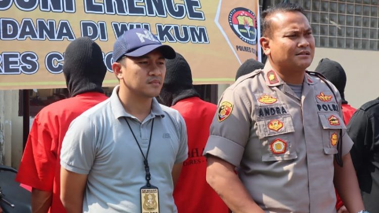 Polres Cilegon Amankan Dua Pelaku Curanmor dan Dua Penadahnya