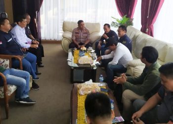 Bertemu Kapolres, PWI Cilegon Minta Press Room