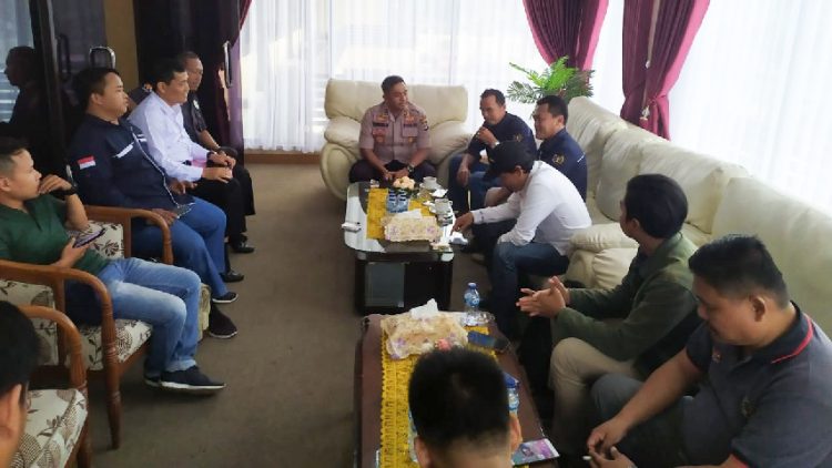 Bertemu Kapolres, PWI Cilegon Minta Press Room
