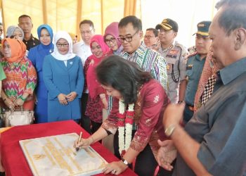 Menteri PPPA Resmikan Rumah Perlindungan Pekerja Perempuan di Kawasan KIEC