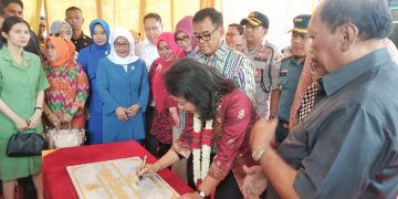 Menteri PPPA Resmikan Rumah Perlindungan Pekerja Perempuan di Kawasan KIEC