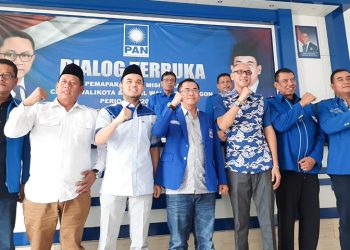 Balon Wali Kota dan Wakil Walikota Cilegon Beradu Visi Misi di Depan Kader PAN