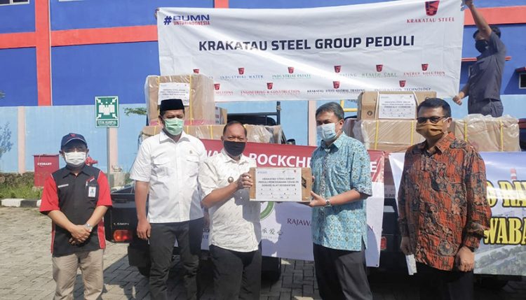 Dua Perusahaan di Cilegon Serahkan Bantuan untuk Pencegahan Covid-19