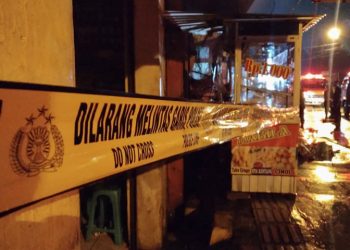 ruko terbakar
