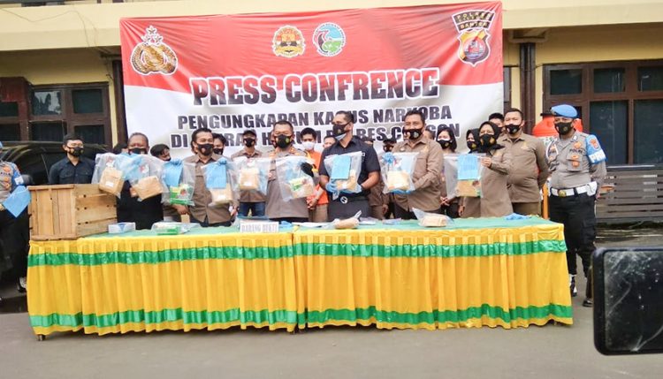 Polres Cilegon Amankan 13,8 Kilogram Sabu-sabu Diduga dari China
