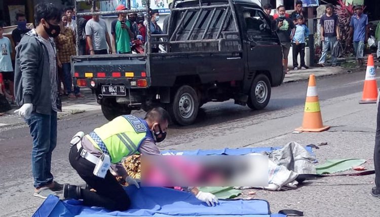 Kecelakaan di Warnasari, Suami Istri Terlindas Truk