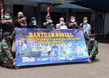 Lanal Banten Salurkan Bantuan Bencana dari Prajurit dan Masyarakat
