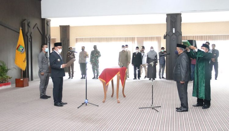 Sempat Wacanakan Proses Ulang Seleksi Calon Sekda, Helldy Akhirnya Lantik Maman Mauludin