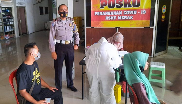 Polres Sediakan Rapid Antigen Gratis di Pelabuhan Merak