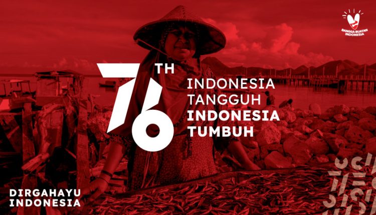 Logo HUT RI Ke-76