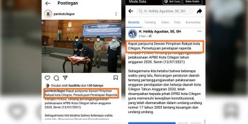 Postingan IG Pemkot Cilegon dan FB Helldy: DPR Jadi Dewan Pimpinan Rakyat