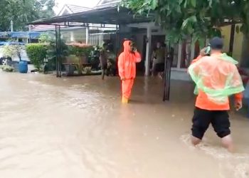 rumah wali kota cilegon banjir