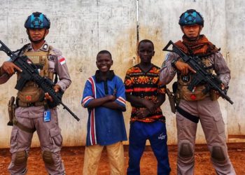 personel polda banten gabung SWAT