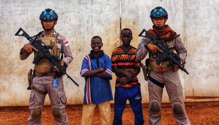 personel polda banten gabung SWAT