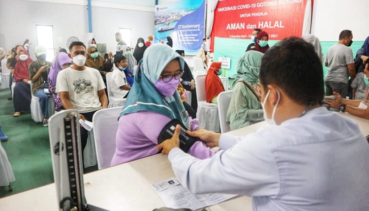 Kembali Adakan Vaksinasi, PT Chandra Asri Dapat Ini dari Wali Kota