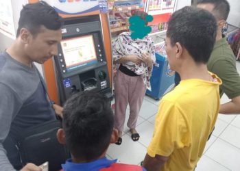 Tukang Ganjal ATM Tertangkap Tangan di ATM Merak