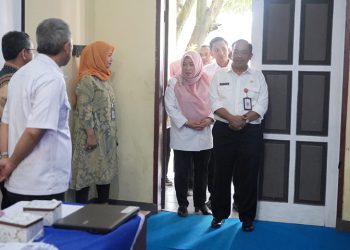 Sekda Dampingi Tim Kemendikbud Pantau Tes Seleksi PPPK Cilegon