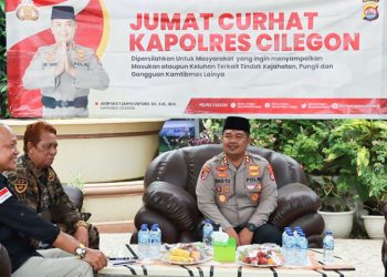 Kapolres Cilegon Dicurhati Masalah Banjir dan Proyek