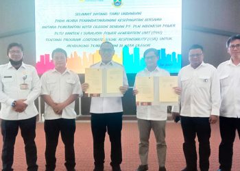 Dukung Pembangunan Kota Cilegon, Pemkot Teken MoU dengan Indonesia Power