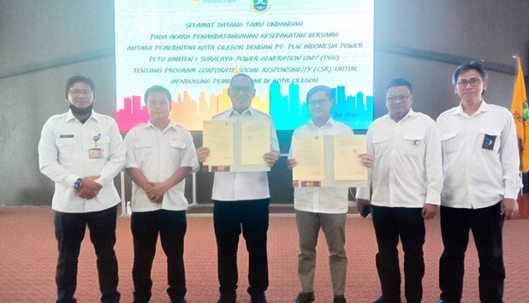 Dukung Pembangunan Kota Cilegon, Pemkot Teken MoU dengan Indonesia Power