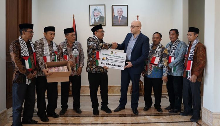 Baznas Cilegon Salurkan Bantuan ke Palestina