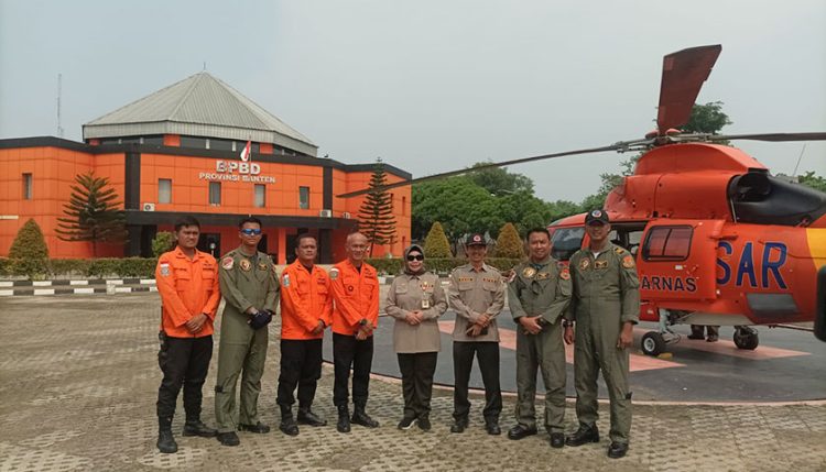 Pejabat Provinsi Banten Pantau Libur Nataru Melalui Udara