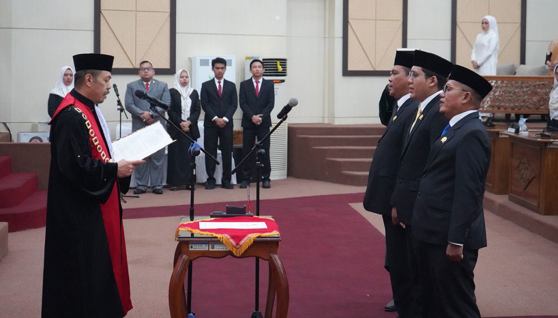 Pimpinan DPRD Kota Cilegon Periode 2024-2029 Dilantik