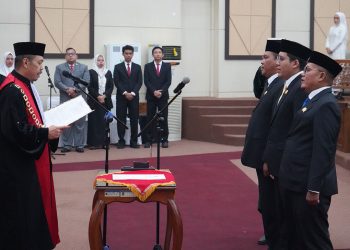 Pimpinan DPRD Kota Cilegon Periode 2024-2029 Dilantik