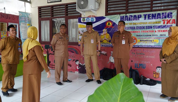 Plt Sekda Kota Cilegon Ahmad Aziz Monitoring TKA di SDN Sumampir