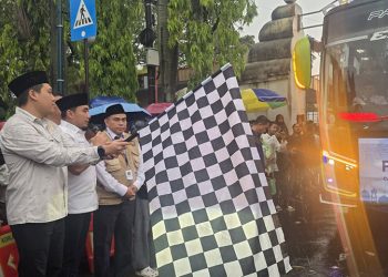 Ratusan Jamaah Haji Kota Cilegon Berangkat ke Tanah Suci